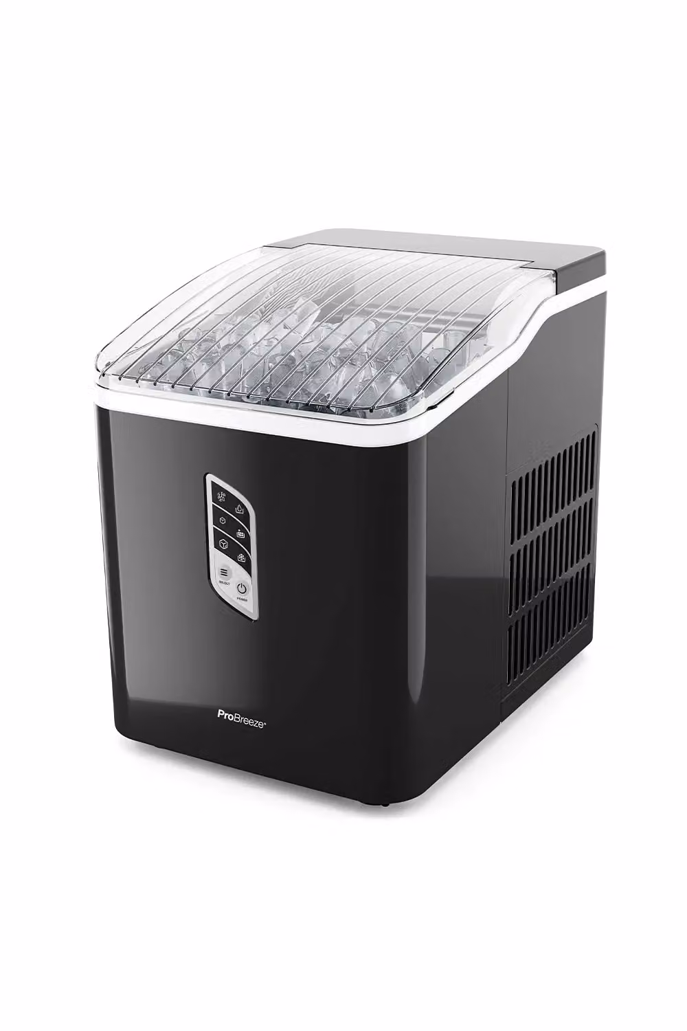 Pro Breeze Black Countertop Ice Cube Maker with 2L Capacity and 15kg Daily Output – 3