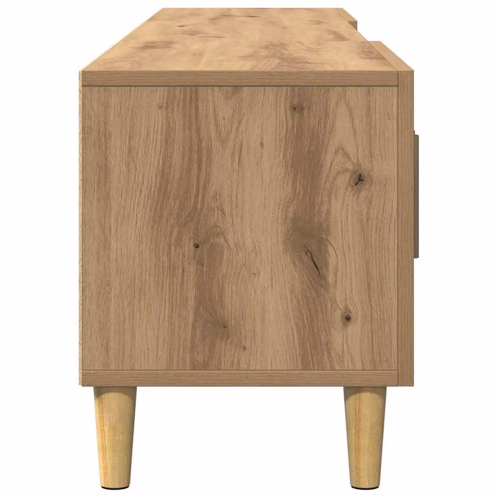 Berkfield Home Artisan Oak TV Cabinet in Brown, W/D/H: 180 x 31.5 x 40 cm – 3