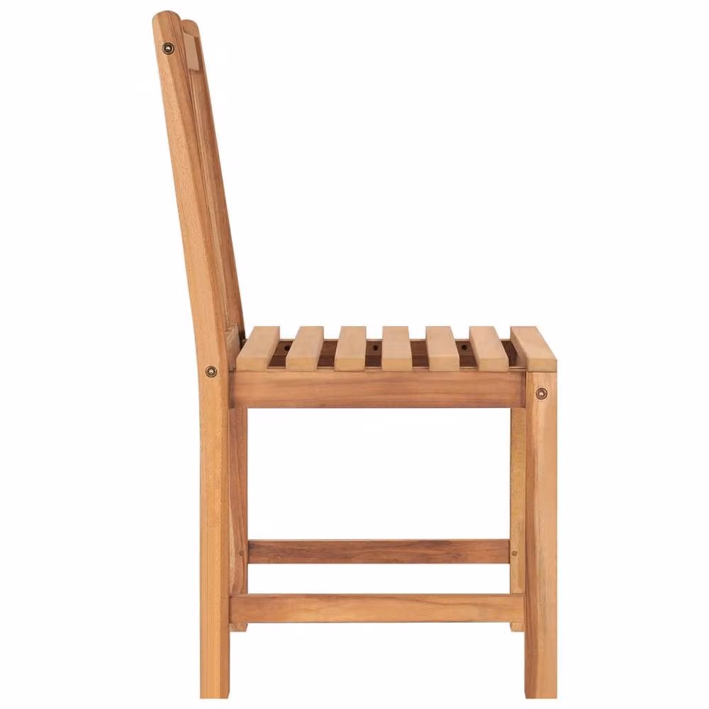 Berkfield Home Beautiful Garden Chairs, Set of 2, Solid Teak Wood, Brown – 2