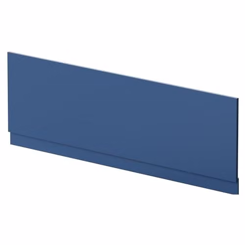 Balterley Front Bath Panel with Plinth, Blue, W: 169.5 cm x H: 56 cm x D: 14.7 cm