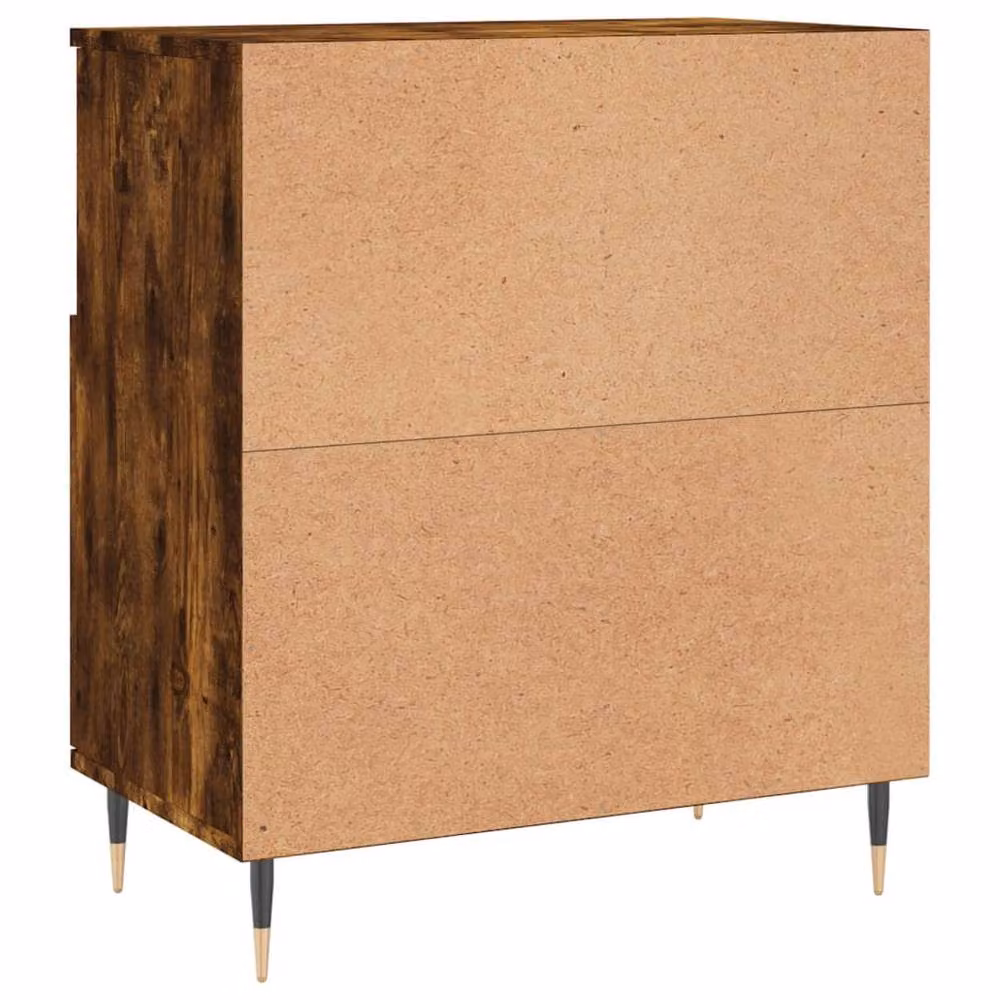 Berkfield Home 3-Piece Smoked Oak Sideboard Set in Brown, W/D/H: 180 x 35 x 70 cm – 5