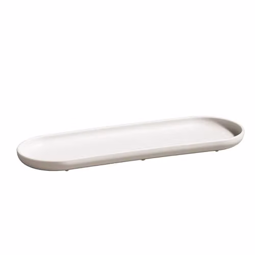 ReBorn Recycled Stone Bathroom Vanity Tray Organiser in Sand – 1