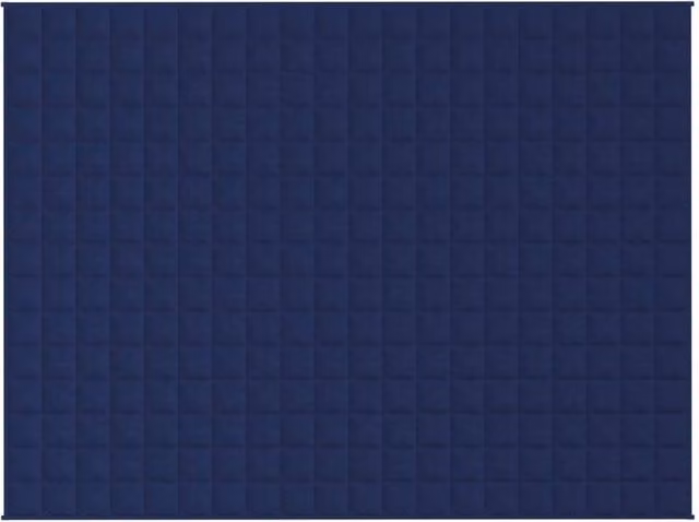 Berkfield Home Blue Weighted Blanket for Adults, W: 150 cm x D: 200 cm, 7 kg – 1