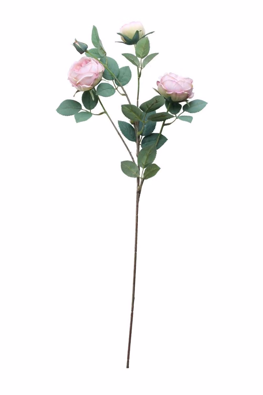 KDMD Tintagel Vintage English Rose and Lavender Floral Spray, 2 Pack, Pink and Purple – 2