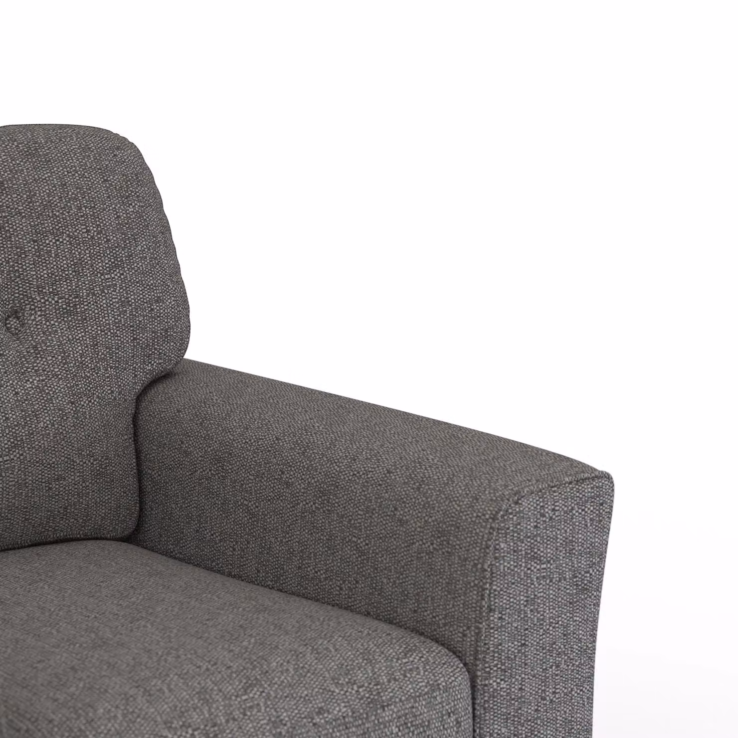 Furnishings For Less UK Hartley Armchair Sofa with Tufted Full Back Cushions in Grey or Beige – 2