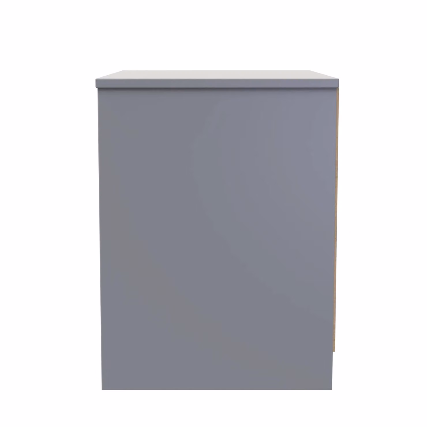 Ready Assembled 2 U Seattle 2 Drawer Side Table in Mid Grey – 2
