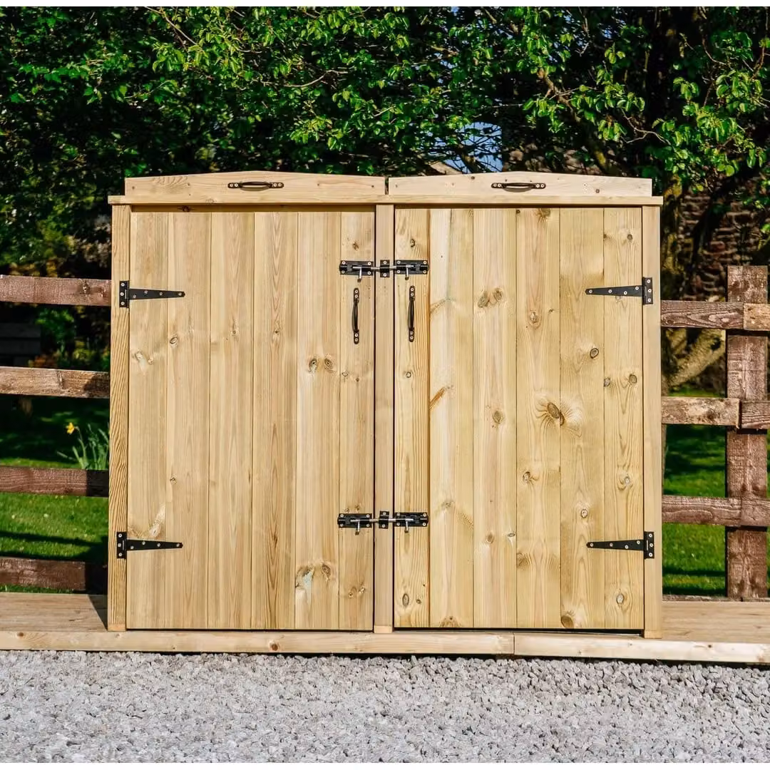 Buttercup Farm Chatburn 4 Box Store in Brown Timber W/D/H: 122.5 x 80.4 x 70.0 cm – 2