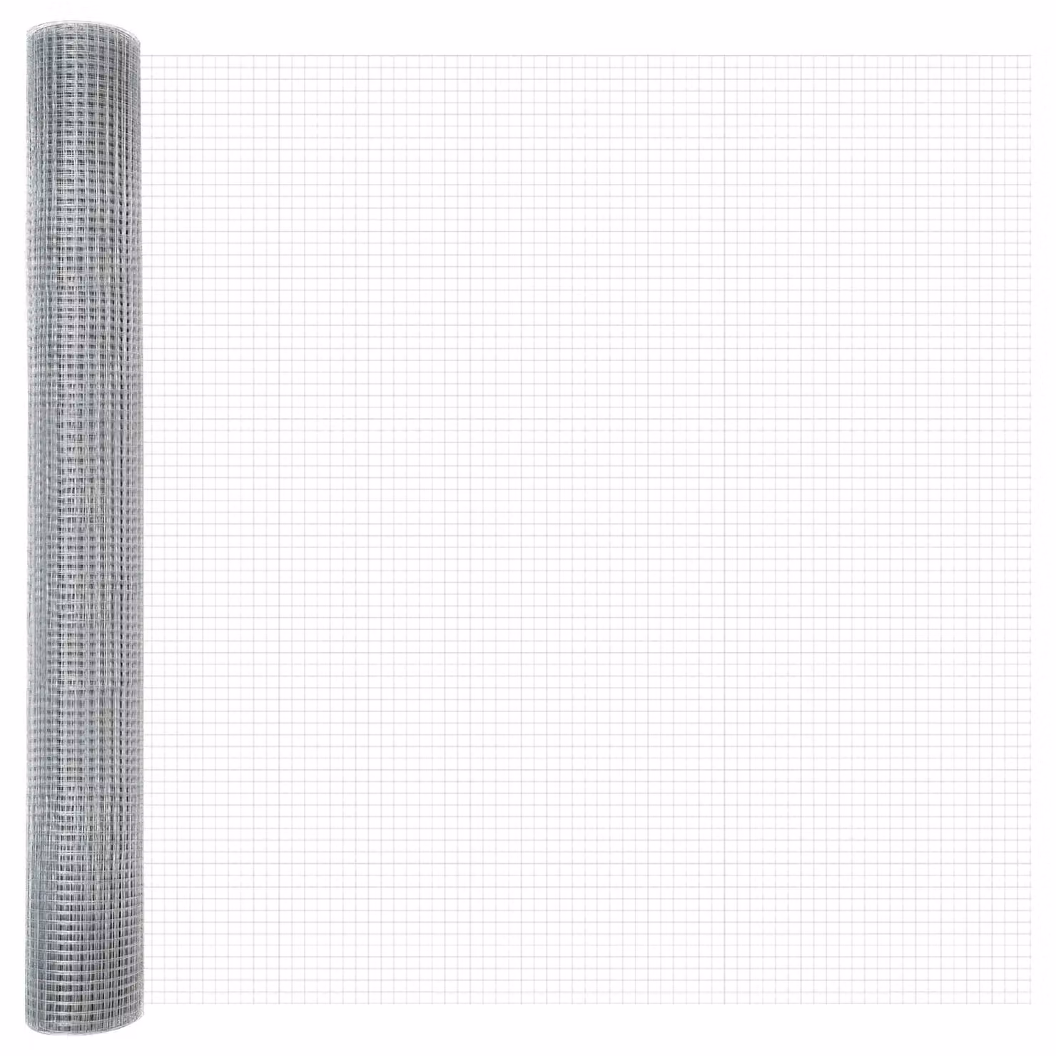 Berkfield Home Galvanised Steel Welded Wire Fence in Silver – 2
