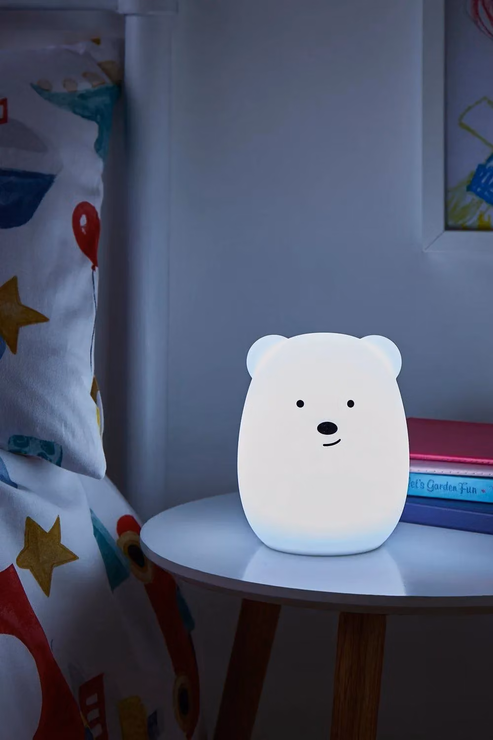 BHS Lighting Glow Bear Silicone Night Light Table Lamp in White – 2