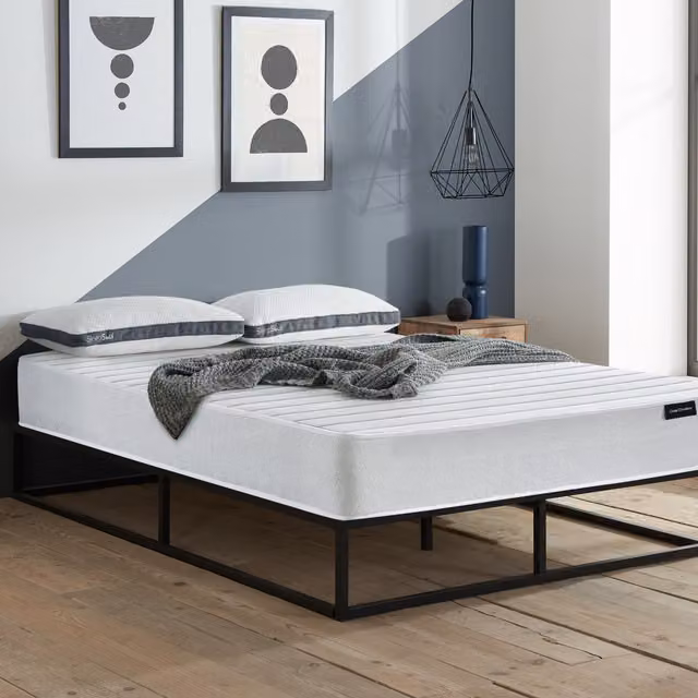 SleepSoul Cosy Comfort 800 Hybrid Pocket Mattress, White, 135 cm