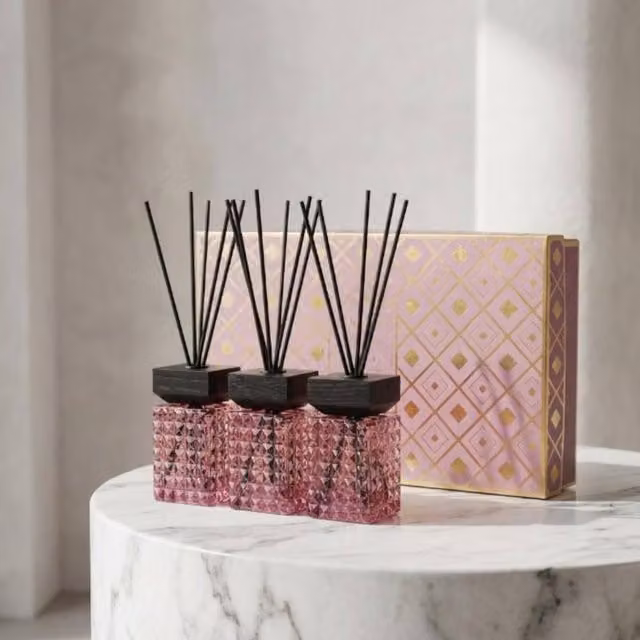 Garden Greatness Maison Oud Bergamot Reed Diffuser Collection, 3 x 14 ml – 3