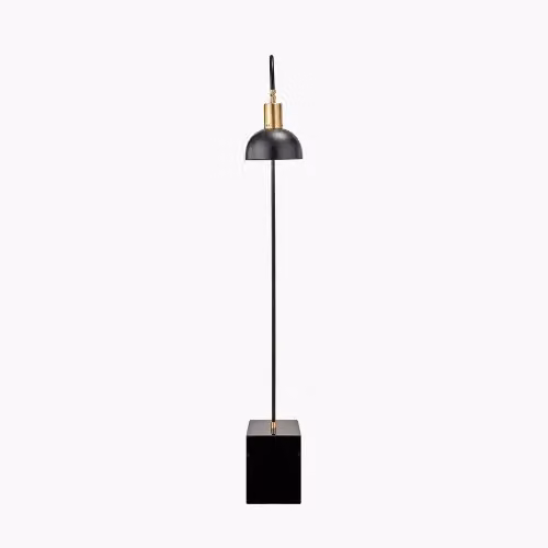 Ruma Matt Black Domed Task Floor Lamp with Adjustable Height – 2