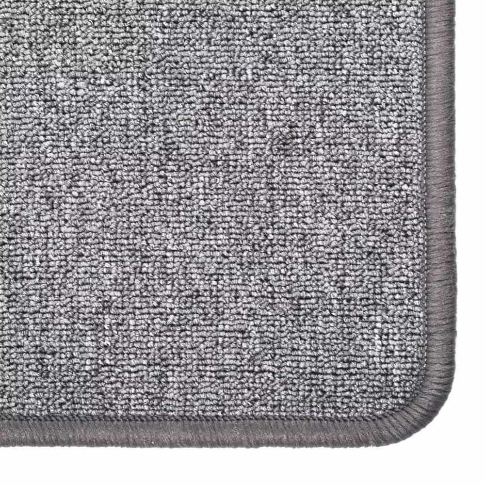 Berkfield Home Round Carpet Runner in Grey, Diameter: 100 cm – 2