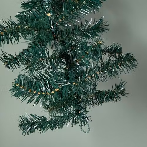 Samuel ALEXANDER 2.7m Plain Green Christmas Garland with 200 Tips – 4