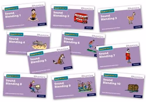 Oxford University Press Read Write Inc. Phonics Sound Blending Books Mixed Pack of 10