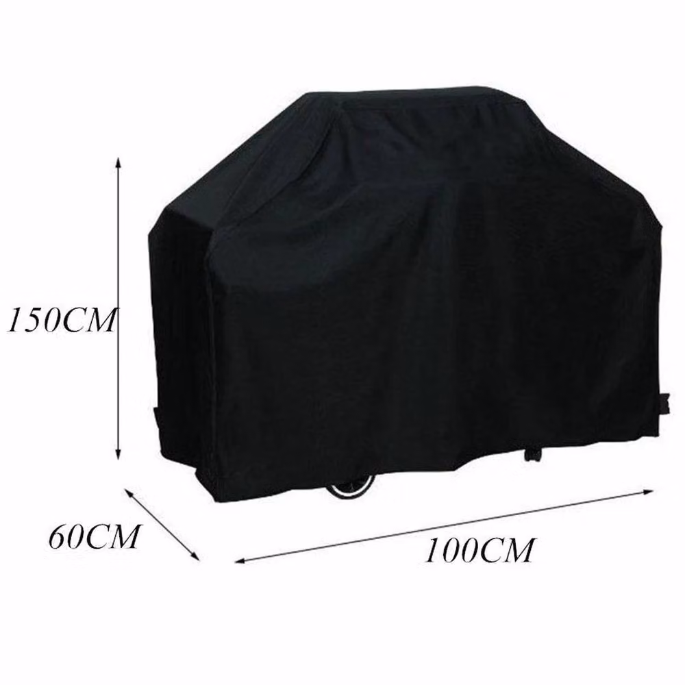 NESTLUNE Heavy Duty Waterproof BBQ Grill Cover in Black, W/D/H: 100 x 60 x 150 cm – 2