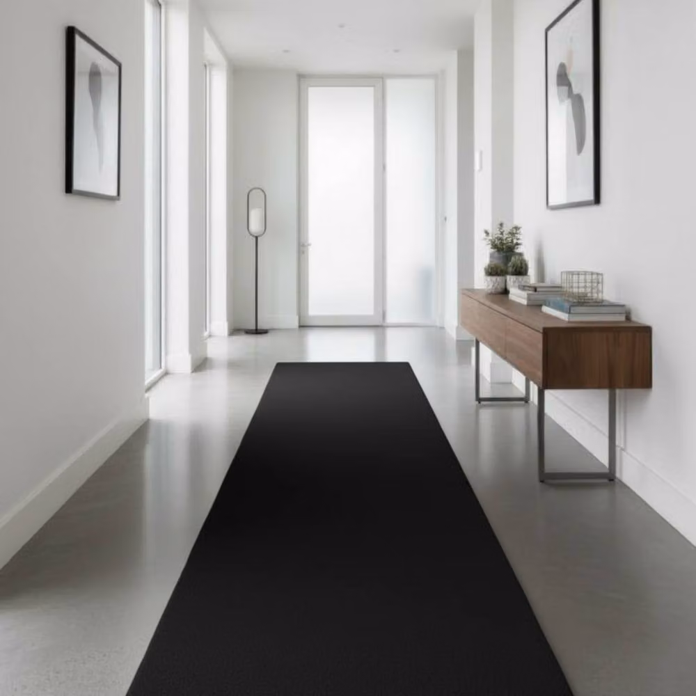 Desire Rugs Plushtale Washable Low Pile Poly Cotton Area Rug in Black, W/D/H: 220 x 160 cm – 6