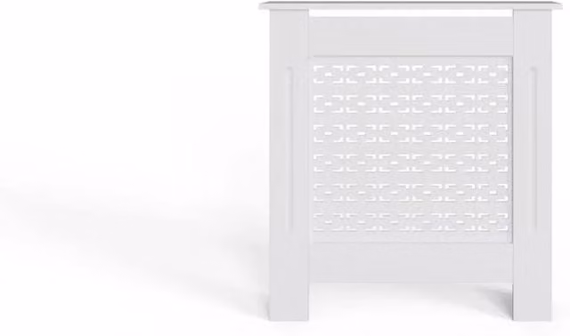 Havendro Small Geometric White MDF Radiator Cover – 1