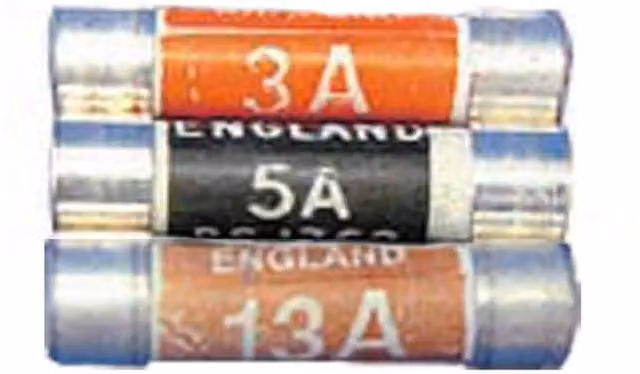 Dencon BS1362 Assorted Electrical Fuses, Pack of 9, Orange and Multicolour