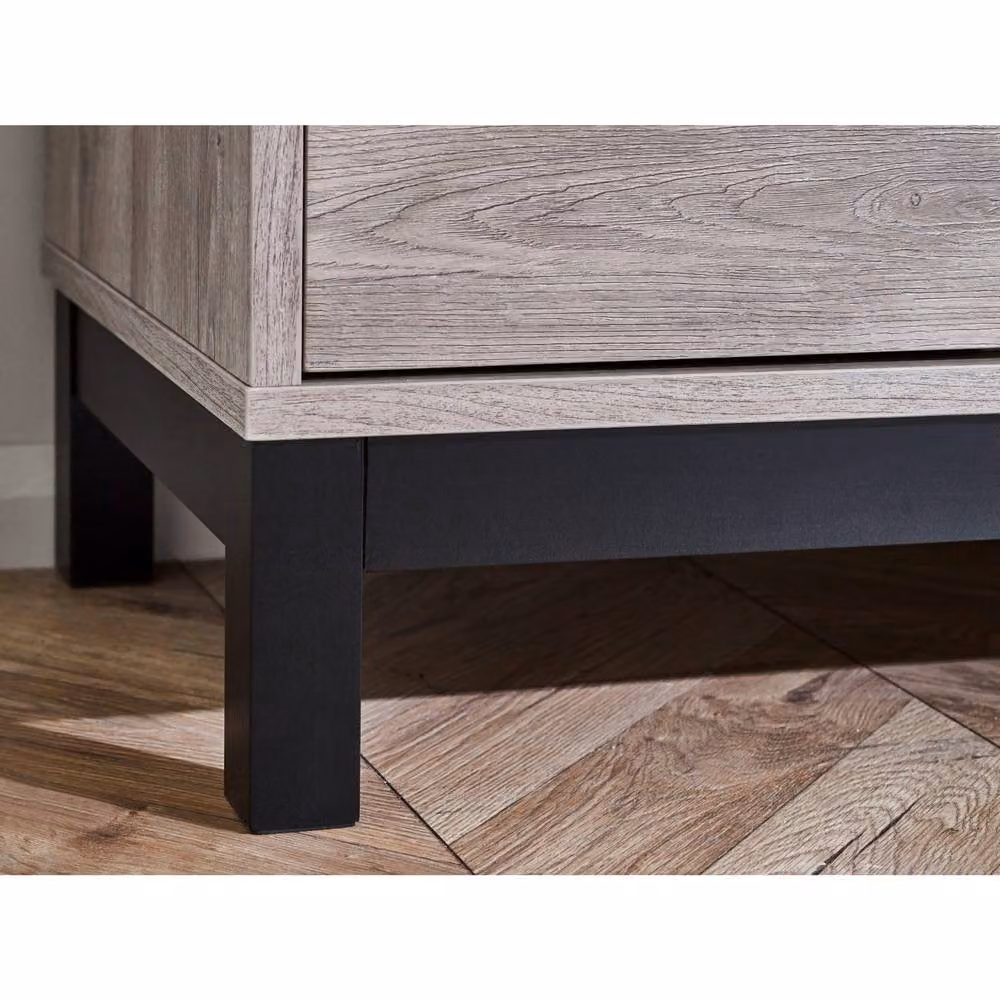 Cheshire Premium Lomond Modern TV Unit in Grey Oak and Light Grey – 5