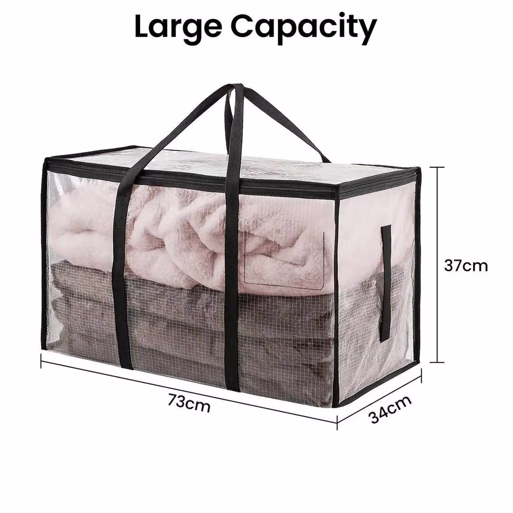 EONLION 4 Pack 90L Transparent Plastic Moving and Storage Bags – 2