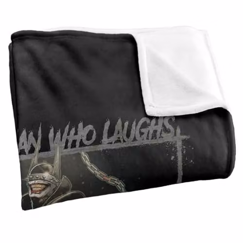 Warner Bros. Batman Who Laughs Super Soft Silky Touch Fleece Throw Blanket, Multicolour – 2