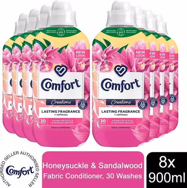 Comfort Fabric Conditioner Honeysuckle and Sandalwood 7200kg