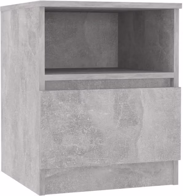 Kelvenix Bed Cabinet in Grey, W/D/H: 40 x 40 x 50 cm – 1