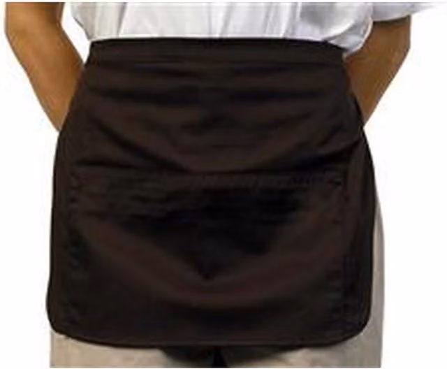 BonChef Money Pocket Apron in Black