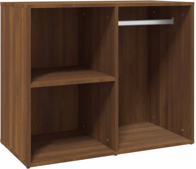 Berkfield Home Brown Oak Dressing Cabinet, W/D/H: 80 x 40 x 65 cm