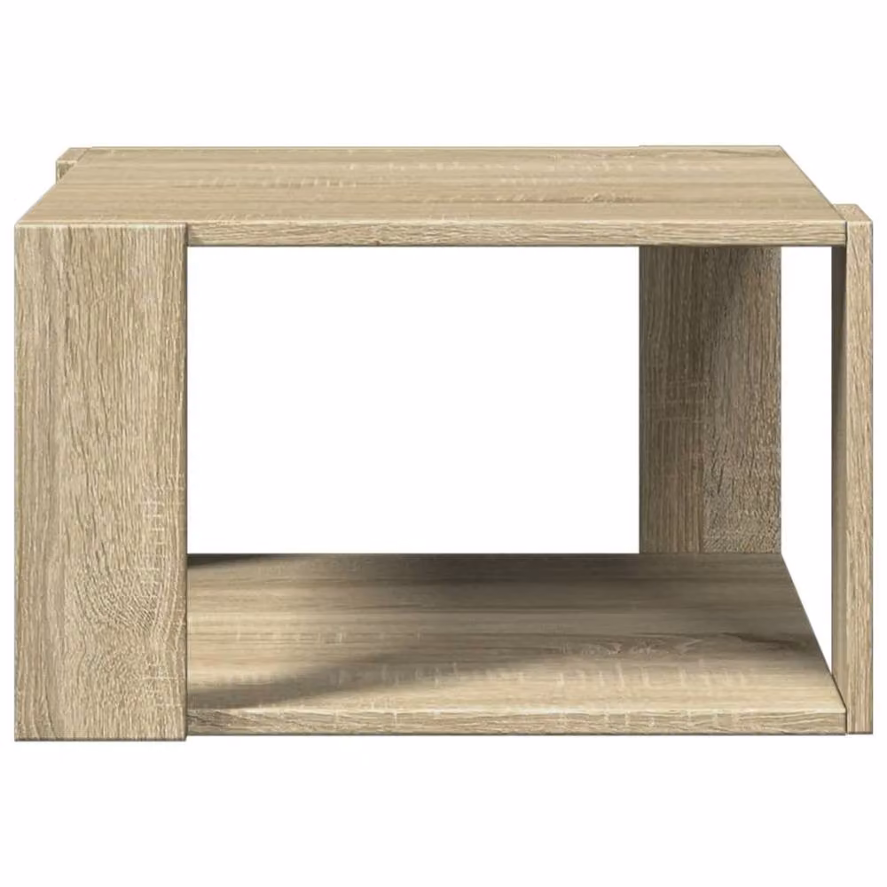 Berkfield Home Sonoma Oak Coffee Table in Beige, W/D/H: 51.5 x 51.5 x 30 cm – 3