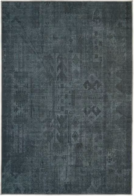 Kukoon Green Aztec Tribal Washable and Non-Slip Distressed Area Rug, W/D/H: 240 x 330 cm – 1