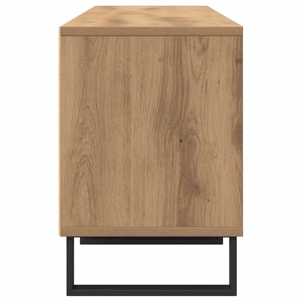 Berkfield Home Artisan Oak TV Cabinet in Brown, W: 150 cm, D: 30 cm, H: 44.5 cm – 3