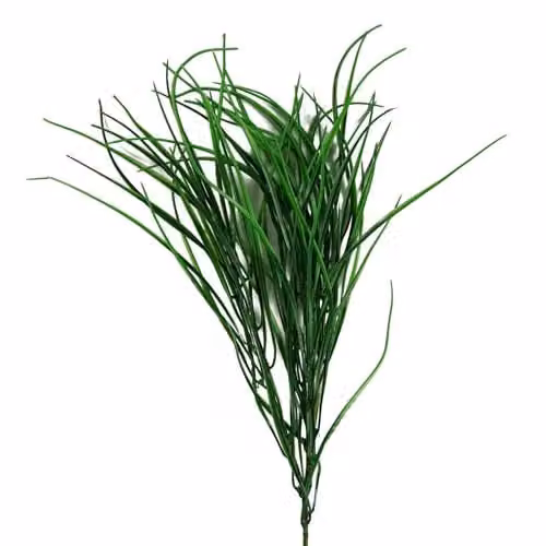 Green Leaf Design Artificial Grass and Floral Decor