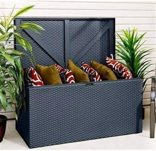 Cheshire Deluxe Metal Deck Box in Anthracite Dark Grey