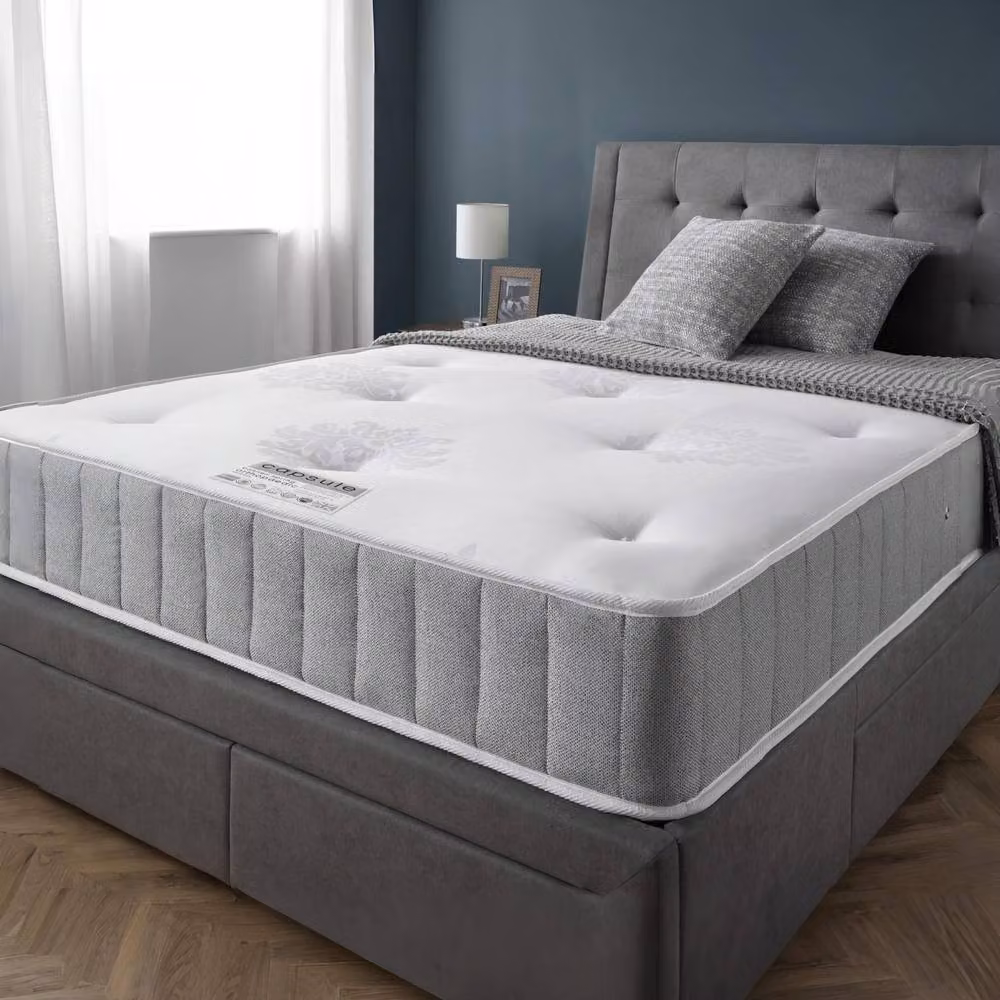 Cheshire Oakham Capsule Essentials Bonell Spring Mattress, White, Small Single 76 cm – 2