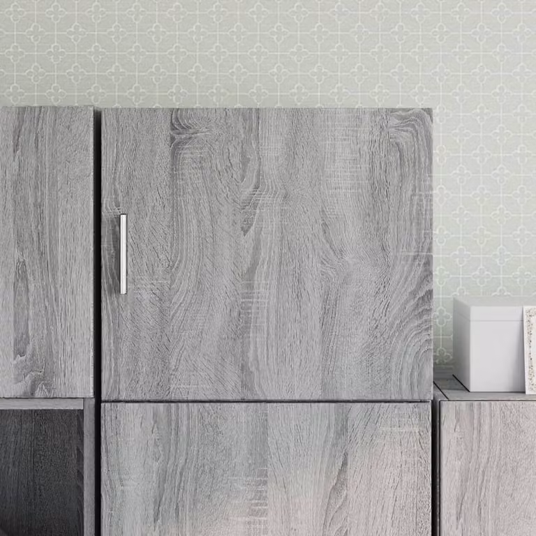 Berkfield Home Wall Cabinet in Grey Sonoma, W: 45 cm, D: 40 cm, H: 42.5 cm