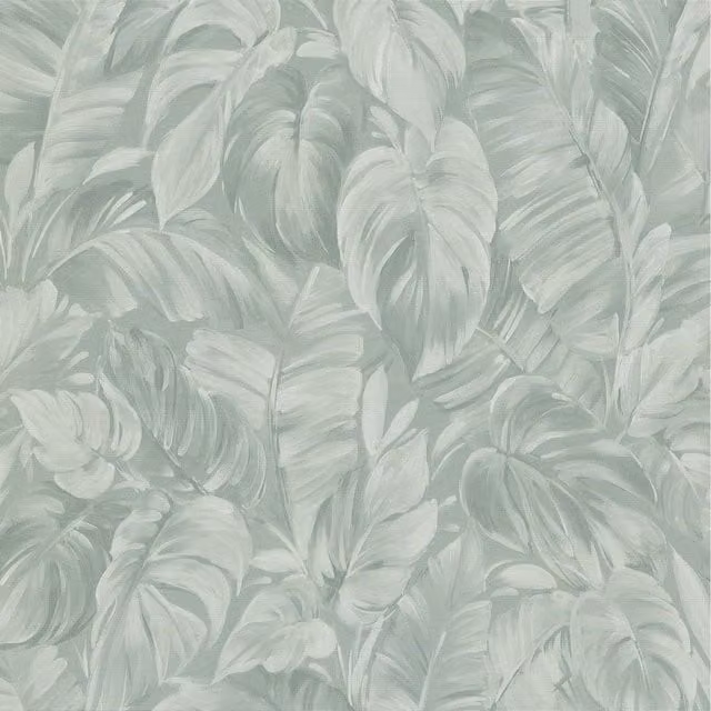 Erismann Botanical Floral Green Non-Woven Vinyl Wallpaper Roll