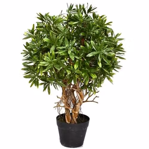 Green Fire Retardant Artificial Leaf Tree