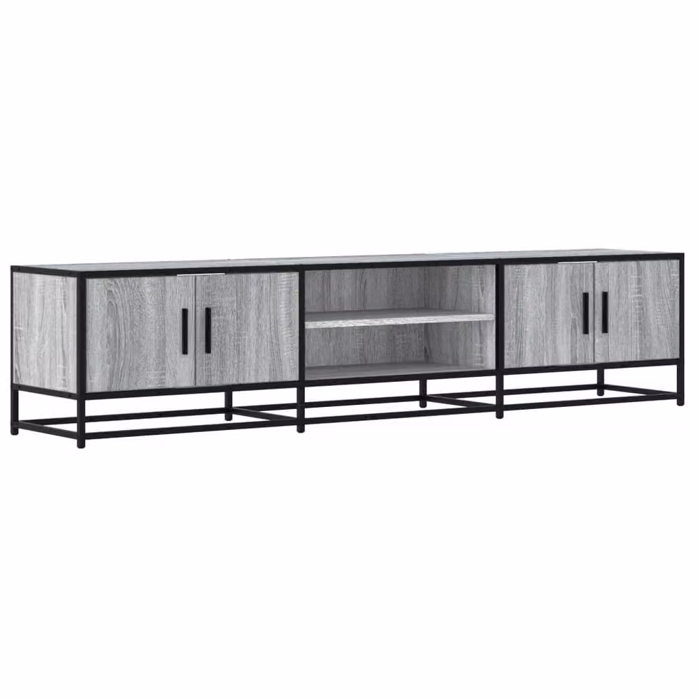 Berkfield Home Grey Sonoma TV Cabinet in Engineered Wood W/D/H: 180 x 35 x 41 cm – 2
