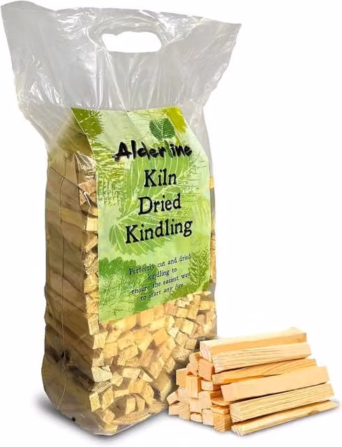 Royal Fire Alderline Kiln Dried Pine Kindling, 3 kg, Natural Brown