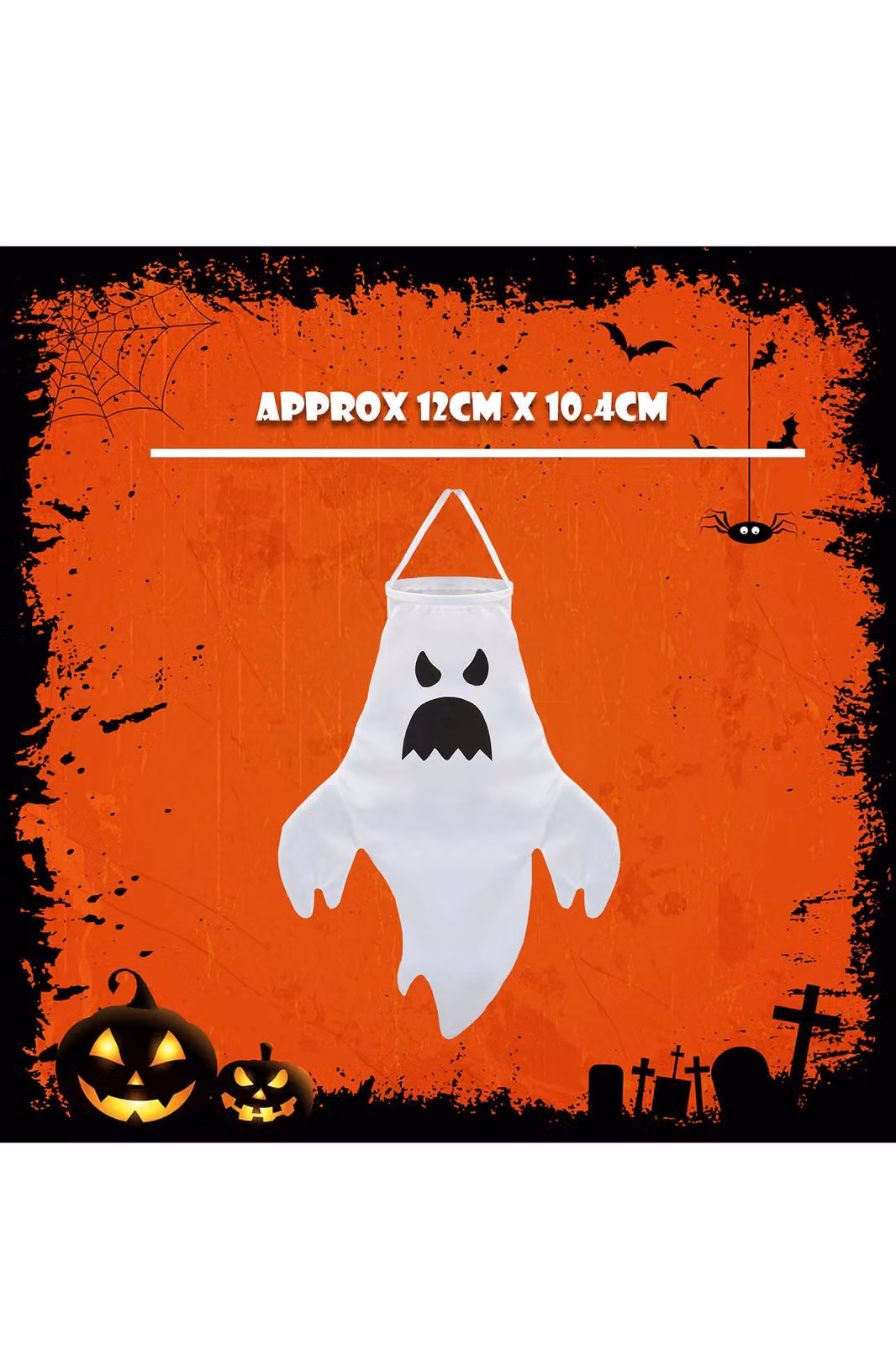 VFM e-Store White Hanging Ghost Decoration for Halloween Parties – 2