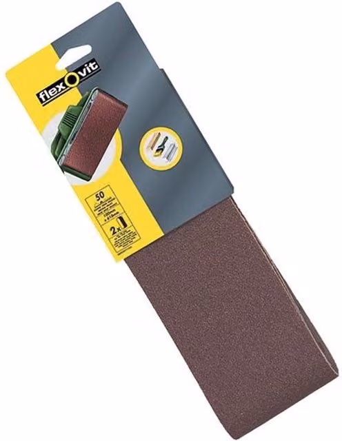 Flexovit Cloth Sanding Belt for Wood, Paint and Metal, Multicolour