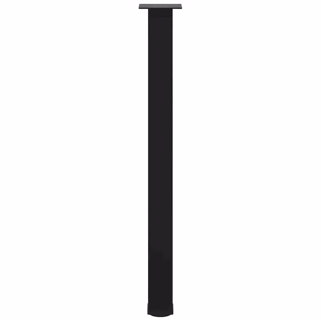 Berkfield Home Black Steel Coffee Table Legs, 4 Pieces, Height: 90-91 cm – 3