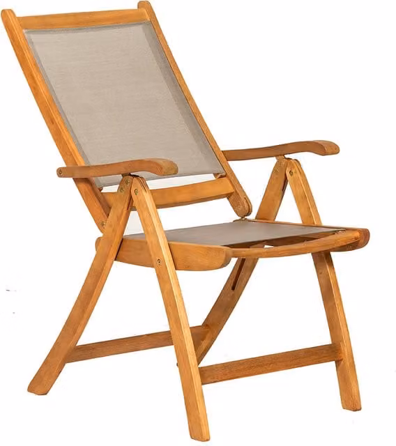 Royalcraft Grey Acacia Wood Armchair