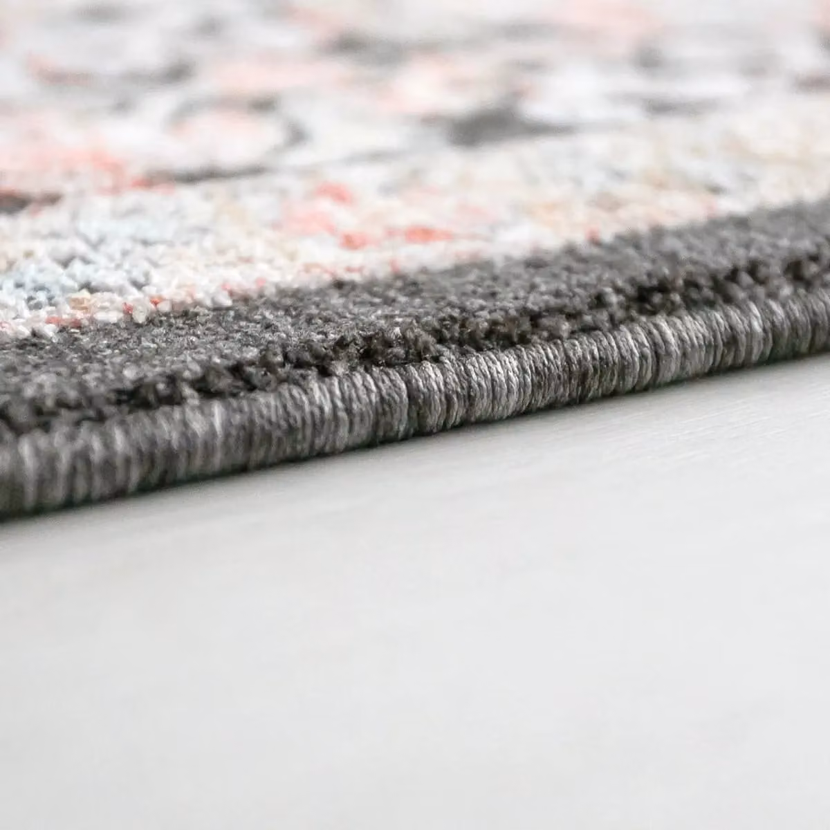 The Rug Shop UK Abstract Machine Woven Area Rug in Grey and Anthracite, W: 200 cm, L: 290 cm – 3
