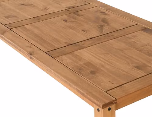 Seconique Corona Rectangular Pine Dining Table in Brown Waxed Wood, W: 182 cm, D: 76 cm, H: 40 cm – 2