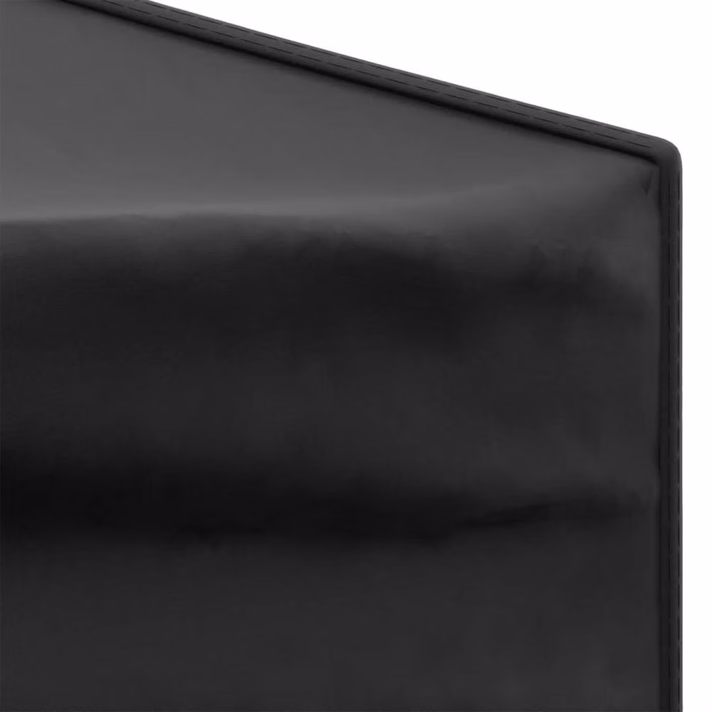 Berkfield Home Sturdy Folding Party Tent with Sidewalls, Black, W/D/H: 3 x 3 x 2.45 m – 4