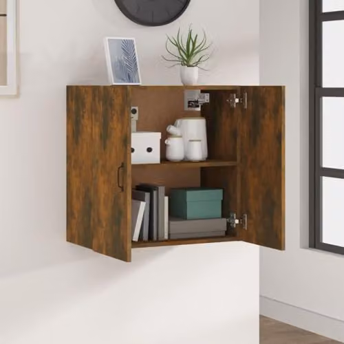 vidaXL Wall Cabinet in Brown, W/D/H: 60 x 31 x 60 cm – 3