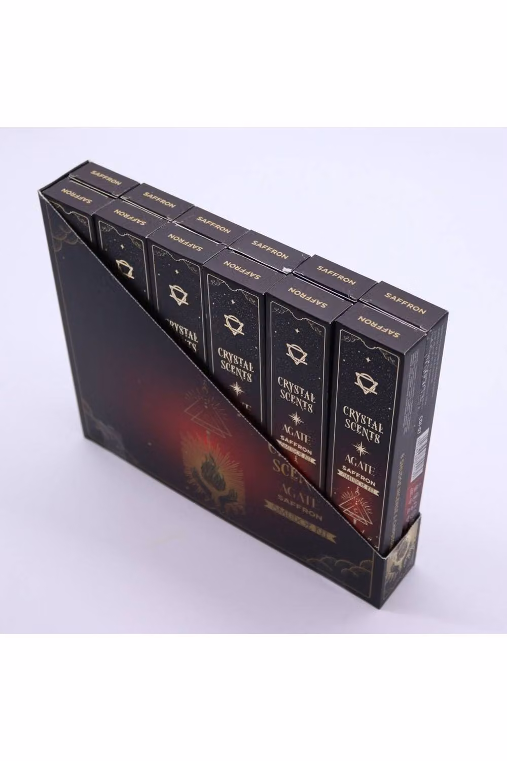 KDMD Red Agate Crystal Scented Spicy Smudge Incense Sticks with Red Agate Chips – 2